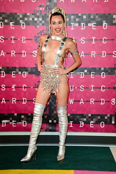 LOS ANGELES, CA - AUGUST 30: Host Miley Cyrus attends the 2015 MTV Video Music Awards at Microsoft Theater on August 30, 2015 in Los Angeles, California.