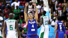Team Philippines' Jimmy Alapag Celebrates