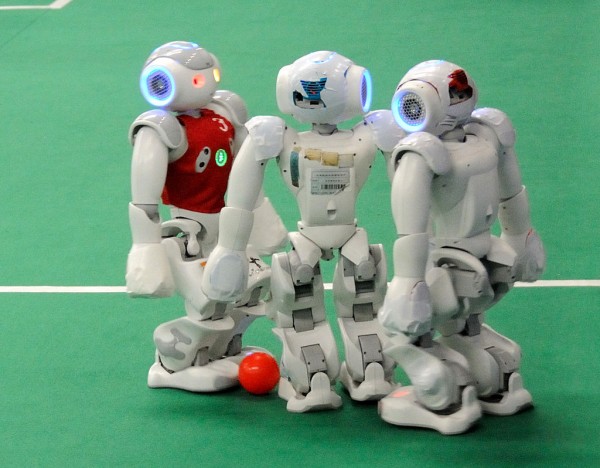 A man has been injured after an exhibitor mistakenly pressed the wrong control button of the robot Xiaopang. 