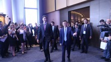 Canada PM Justin Trudeau on a recent visit to China