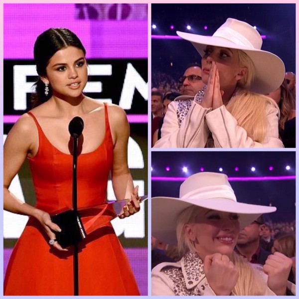 Selena Gomez delivers her powerful yet emotional speech that moves Lady Gaga During AMA 2016.