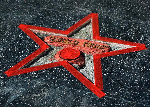 Donald Trump's Hollywood Walk of Fame Star After Being Vandalized