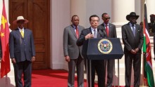 Chines Premier Li Keqiang in East Africa