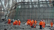 Power Plant Accident in Northern China. 