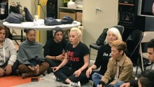 Lady Gaga meets with LGBTQ youths at Ali Forney Center