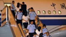 Malaysia Deports Taiwanese suspects to China.