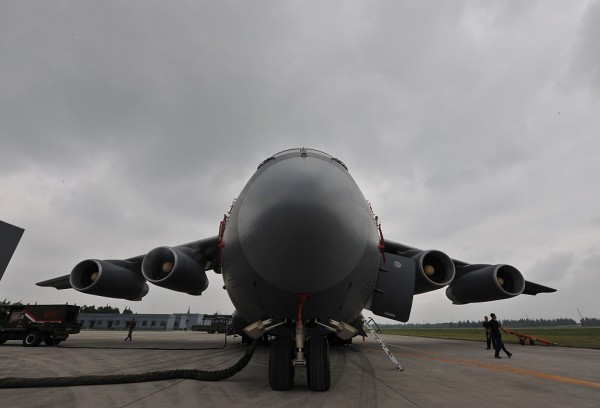 Xian Y-20 Finishes Column-Mounted Air Force In Chengdu