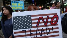 The THAAD deployment has been met with oppositions from China.