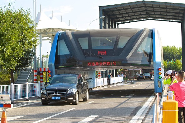 China's Transit Elevated Bus Project is now Collecting Dust.  