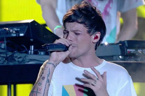 Louis Tomlinson Performs on "The X Factor" UK Finale