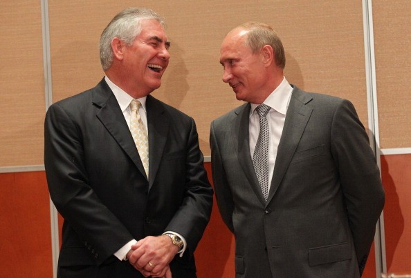 Tillerson and Vladimir Putin