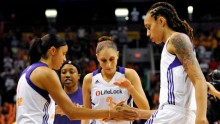 Candice Dupree top scored for Phoenix with 26 points while Diana Taurasi added 11 assists to lead Mercury to victory in Game 1 over Chicago Sky at WNBA Finals