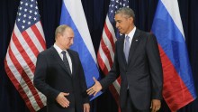 Presidents Obama and Putin