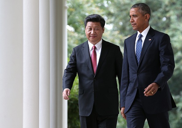 Presidents Xi Jinping and Barack Obama