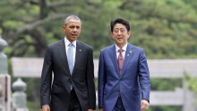 US President Barack Obama and Japanese Prime Minister Shinzo Abe
