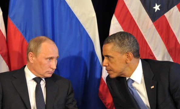 Presidents Putin and Obama