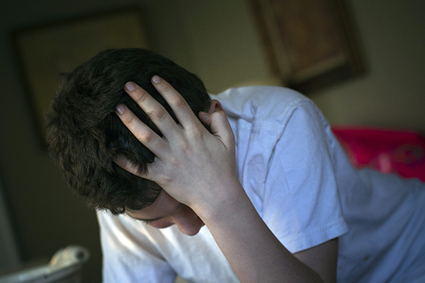 Boy with Asperger's