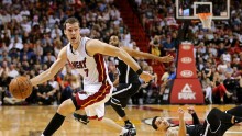 Miami Heat point guard Goran Dragic (#7)