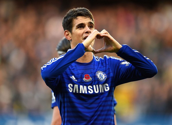 Former Chelsea player, Oscar.