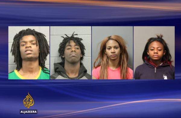 Four African-American Young Adults Charged for Assaulting a White Man