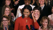Michelle Obama Delivers her Farewell Message at the White House