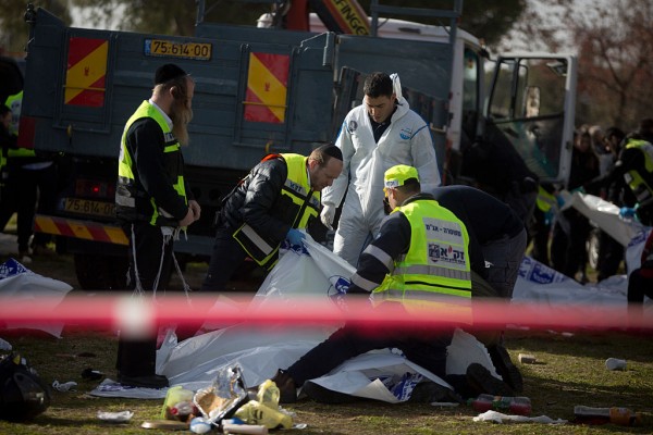 Deadly Attack as Truck Rams Into Soldiers in Jerusalem