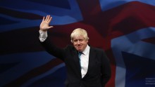 UK Foreign Secretary Boris Johnson