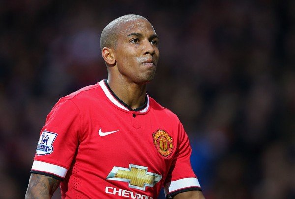 Manchester United midfielder Ashley Young