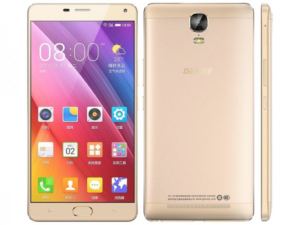 Gionee F5 Smartphone Officially Launched in China with 4GB RAM and 8MP Front Camera