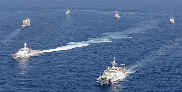 Chinese Warships Sails near Senkaku Islands. 
