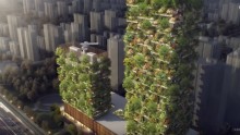 An innovative vertical forest will soon grow in China's Nanjing City.
