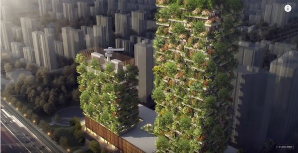 An innovative vertical forest will soon grow in China's Nanjing City.