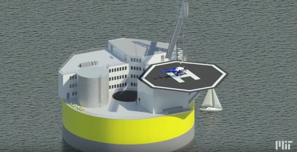 China plans to create a floating nuclear power plant.