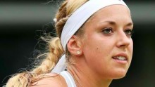 Germany's Sabine Lisicki survived a scare from Monica Niculescu of Romania at the Hong Kong Open