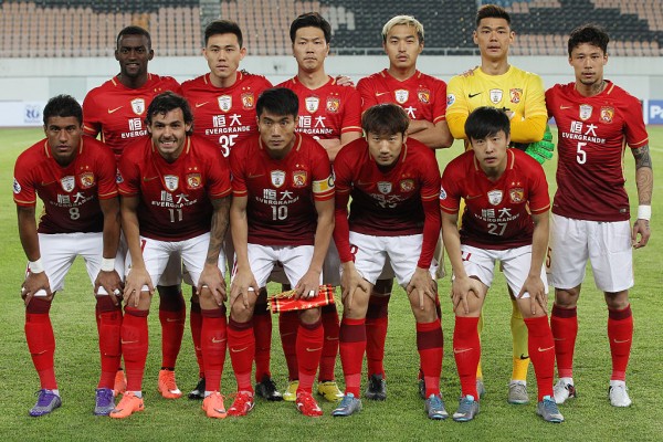 Guangzhou Evergrande players