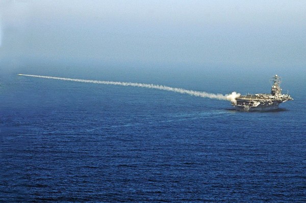 U.S. Navy Trains At Sea