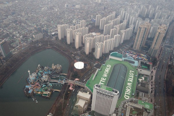 Lotte World Tower Under Construction Previewed