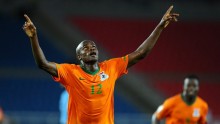 Zambia and Liaoning Whowin striker James Chamanga