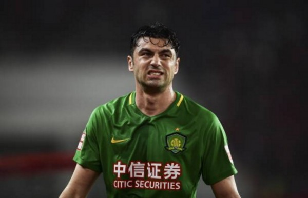 Beijing Guoan striker Burak Yilmaz