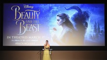 Emma Watson, Who Stars As Belle In Disney's Beauty And The Beast, Shares Her Love Of Books With Children From The NY Film Society For Kids At Lincoln Center's Beale Theater 