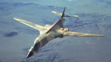U.S. B1 Bomber Files Over East China Sea.