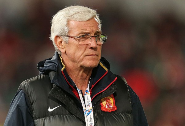Former Guangzhou Evergrande manager and now China PR head coach Marcello Lippi
