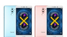 Blue and Pink Huawei Honor 6X Smartphone Officially Launched in China