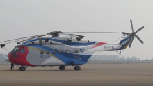 China's first heavy-life helicopter AC313  successfully passed all airworthiness test.