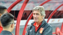 Hebei China Fortune head coach Manuel Pellegrini