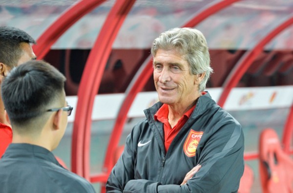 Hebei China Fortune head coach Manuel Pellegrini