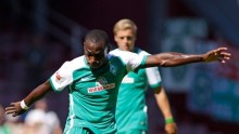 Former Werder Bremen and now Liaoning Whowin striker Anthony Ujah