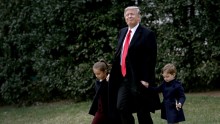 President Trump Departs White House For Florida