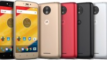 Both Moto C and Moto C Plus will be available in black, white, gold, and red. 