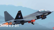 China's twin engine J-31 could replace the single-engine J-10 as a medium fighter. 